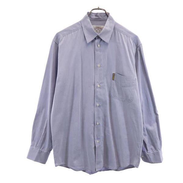 アルマーニジーンズ イタリア製 長袖 シャツ S ブルー系 ARMANI JEANS メンズ拍卖