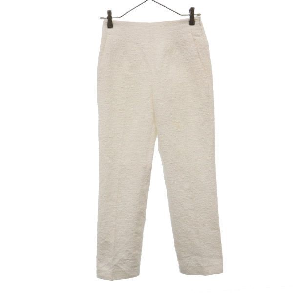 ユナイテッドアローズ テーパードパンツ ホワイト UNITED ARROWS レディース拍卖