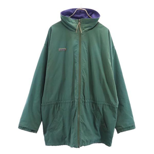 コロンビア アウトドアジャケット グリーン Columbia 裏フリース メンズ拍卖