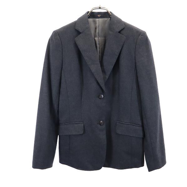 ダックス 日本製 ウールカシミヤブレンド テーラードジャケット 38 グレー DAKS レディース拍卖