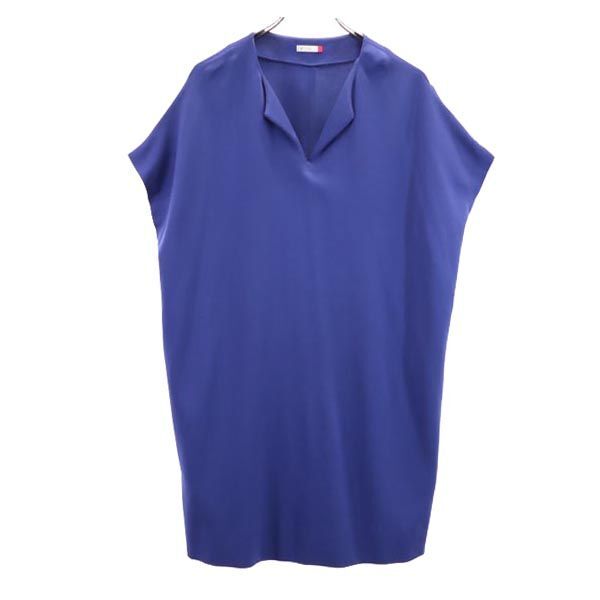 ダイアンフォンファステンバーグ スタジオ 日本製 ノースリーブ ワンピース 0 ブルー系 DIANE VON FURSTENBERG レディース拍卖