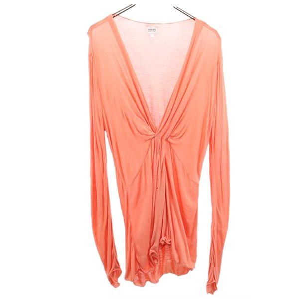 アルマーニコレッツォーニ 長袖 チュニック 42 オレンジ系 ARMANI COLLEZIONI レディース拍卖