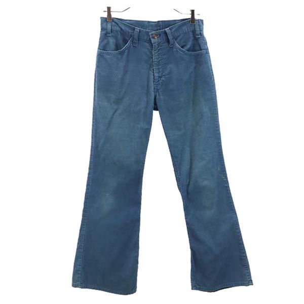 リーバイス 70s 684 ブーツカット コーデュロイパンツ w30 ブルー系 Levi's メンズ拍卖
