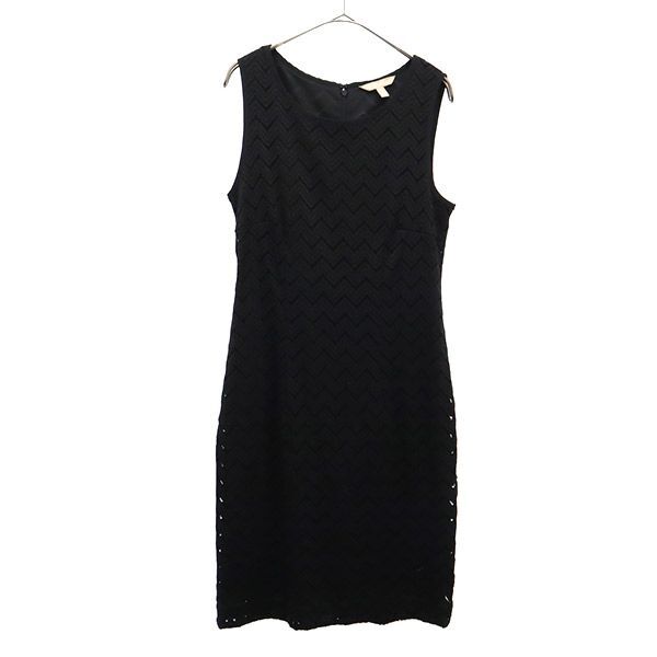 バナナリパブリック 半袖 レース ワンピース 2 ブラック Banana Republic レディース拍卖