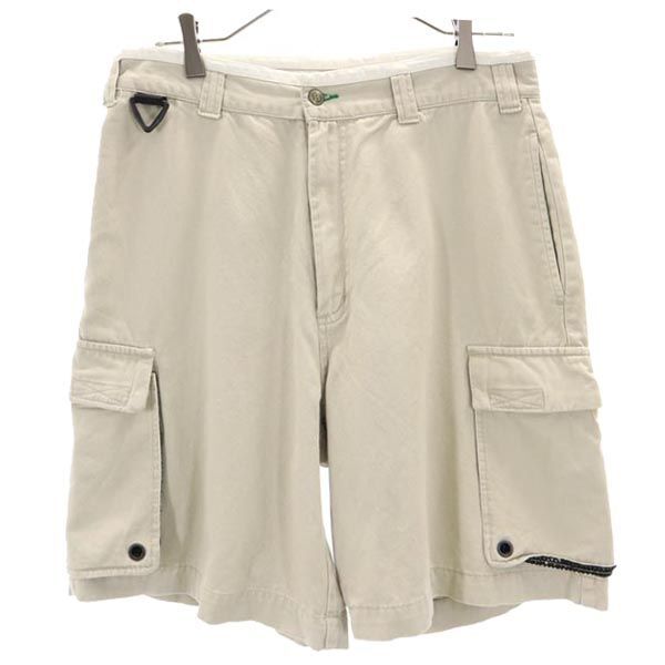 トミーヒルフィガー カーゴショートパンツ W31 ベージュ系 TOMMY HILFIGER メンズ拍卖