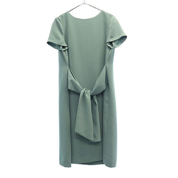 ビューティ&ユース 日本製 半袖 ワンピース グリーン系 BEAUTY&YOUTH ユナイテッドアローズ レディース拍卖