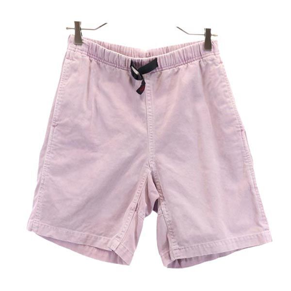 グラミチ アウトドアショートパンツ S パープル系 Gramicci クライミング ロゴ刺繍 メンズ拍卖