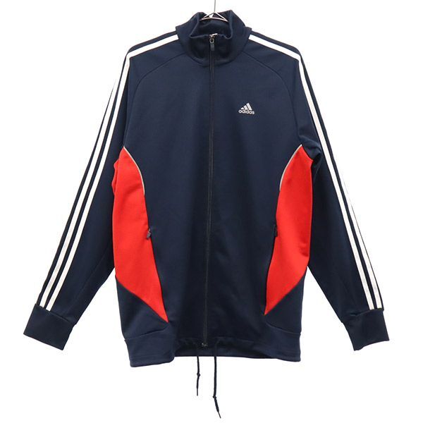アディダス 3ライン トレーニング ジャージジャケット M ネイビー adidas メンズ拍卖