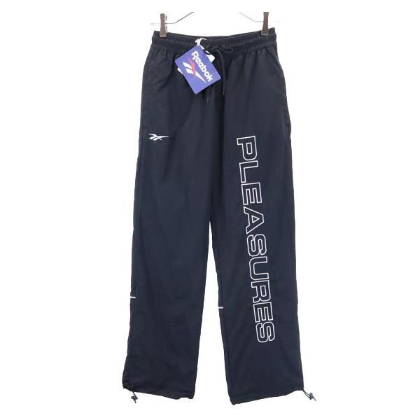 リーボック 未使用 トレーニング ナイロンパンツ XS 黒 Reebok スポーツ 裏メッシュ地 メンズ拍卖