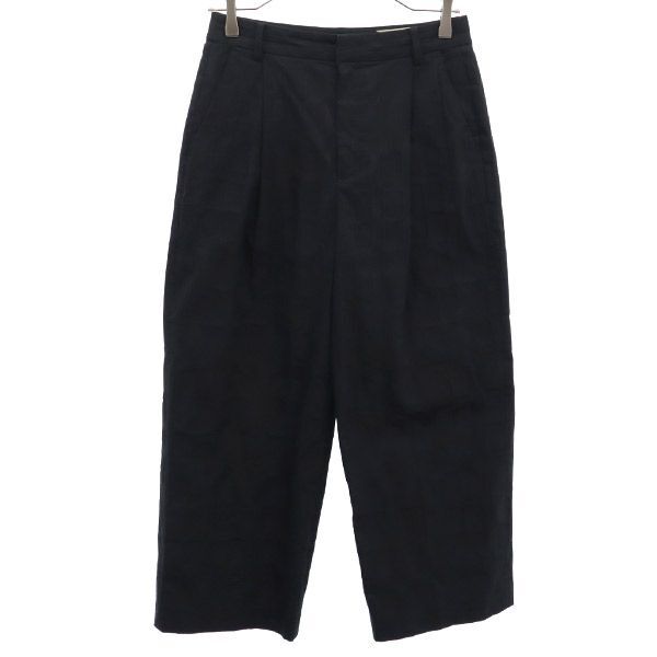 ユナイテッドアローズトウキョウ ワイドパンツ 40 ブラック UNITED ARROWS TOKYO レディース拍卖