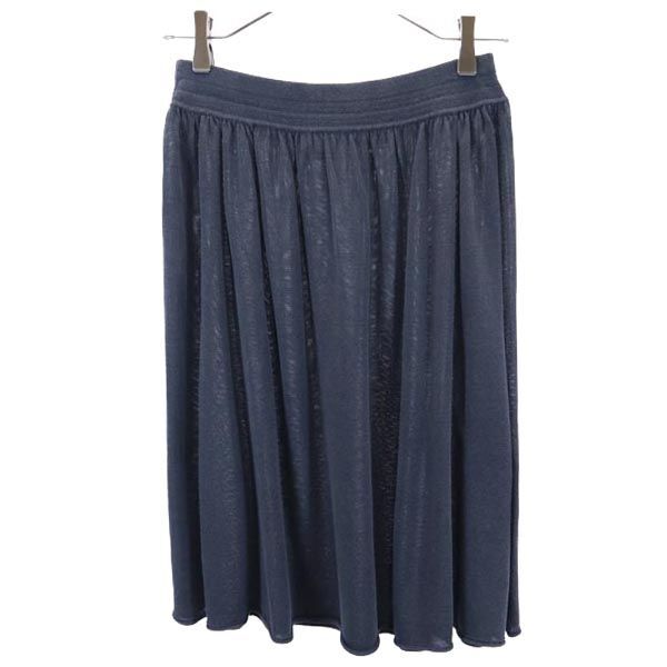 アンテプリマ ミニ丈 スカート 38 黒系 ANTEPRIMA ペチコート付き ウエストゴム レディース拍卖