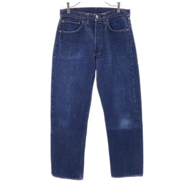 リーバイス 60s 70s 66前期 足長R BIG E 赤耳 ボタンフライ ストレートデニムパンツ Levi's ジーパン メンズ拍卖