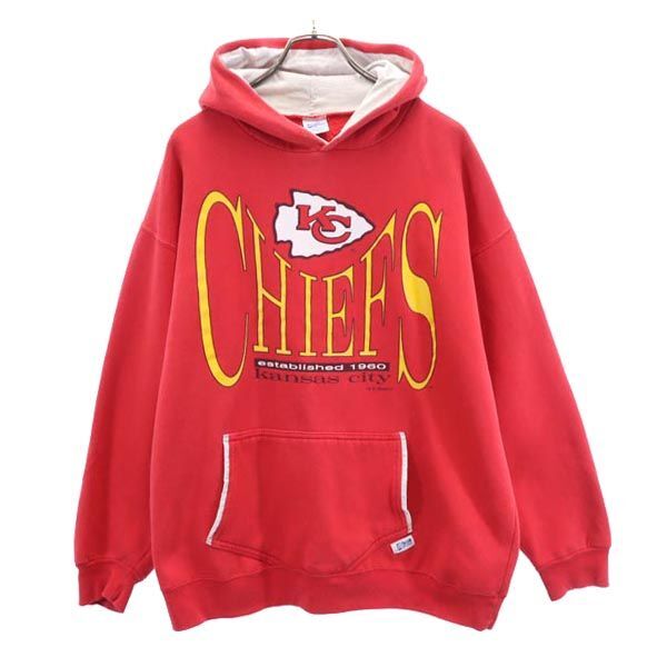 セーラム スポーツウェア 90s オールド USA製 プリント 長袖 スウェットパーカー L SALEM SPORTSWEAR プルオーバー トレーナー メンズ拍卖