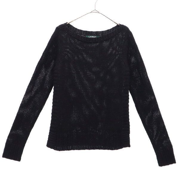 ローレンラルフローレン 長袖 セーター XS ブラック LAUREN RALPH LAUREN ニット レディース拍卖