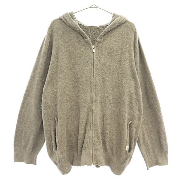 ジェラートピケオム 長袖 ルームウェア M グレー GELATO PIQUE HOMME ジップパーカー ジェラピケ メンズ拍卖