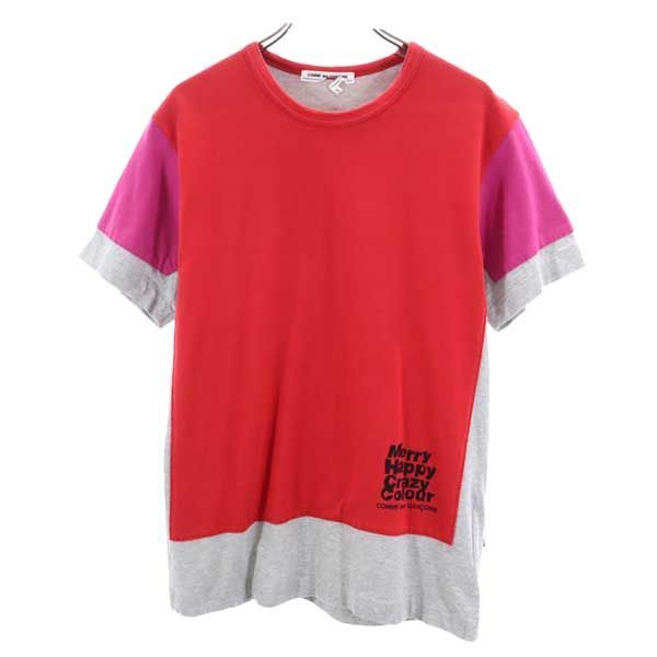 コムデギャルソン 2010年 日本製 半袖 Tシャツ S レッド系 COMME des GARCONS メンズ拍卖