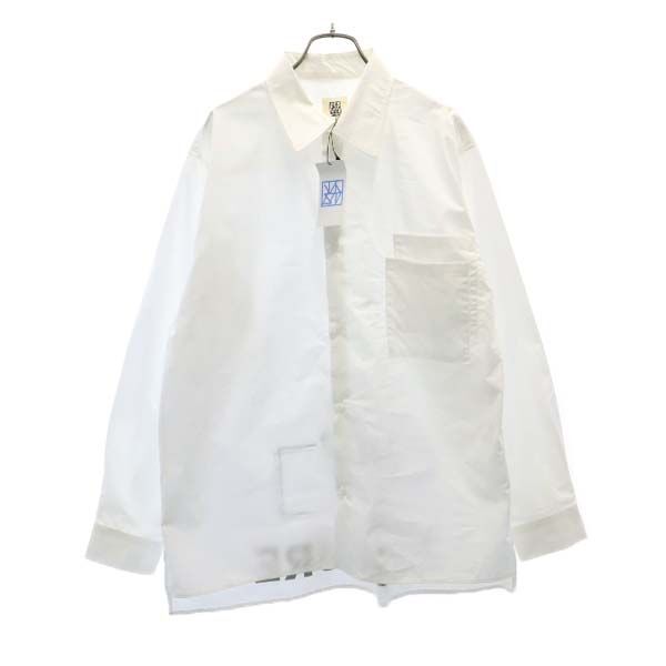 未使用 バースト222 20ss プリント 長袖 シャツ 2 ホワイト vast222 ラバーソウル メンズ拍卖