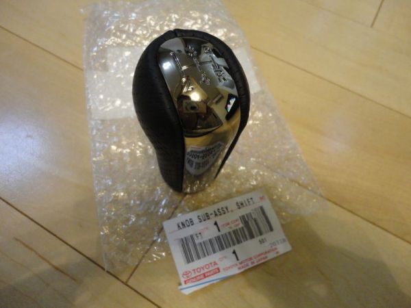 残りわずか!【未使用 トヨタ 純正流用】TOYOTA パッソ C10系 シフトノブ メッキ 高級感アップ拍卖