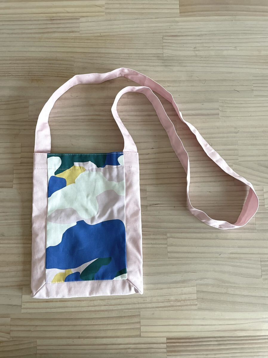 PAPIER TIGRE/パピエティグル/ペーパータイガー /バッグ/ショルダーバッグ/コットン/ピンク/良品美品拍卖