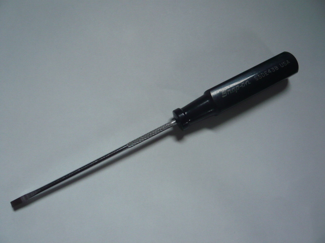 ☆Snap-on☆スナップオン☆レア☆旧ロゴ☆ハードグリップ☆SSDE43B☆マイナス ドライバー☆ブラック☆希少☆拍卖