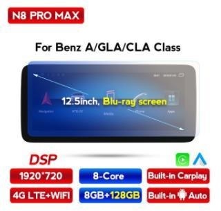 Android 13 メルセデスベンツ W176/GLA X156/CLA C117 アンドロイドナビ 取付業者を紹介する可能拍卖