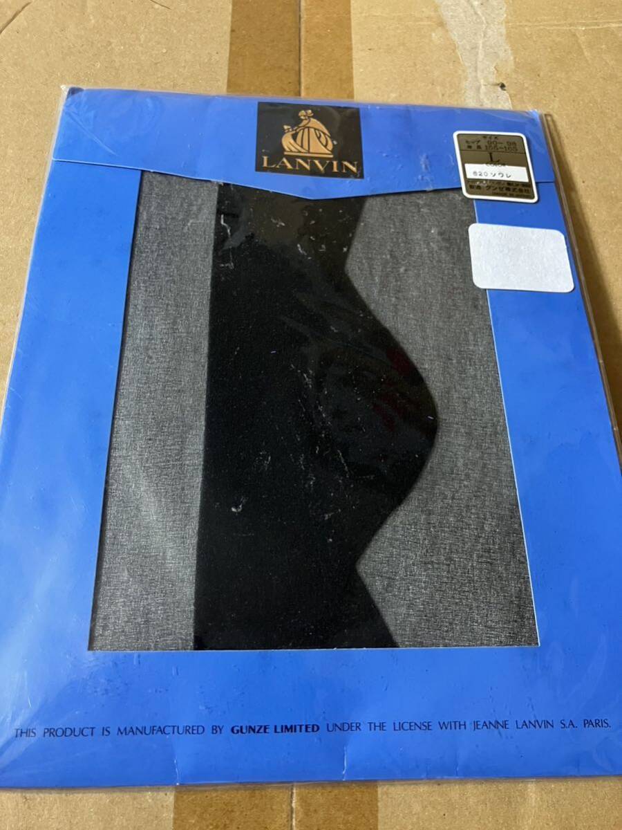 LANVIN パンティストッキング L ソワレ ランバン グンゼ panty stocking パンスト タイツ ストッキング拍卖