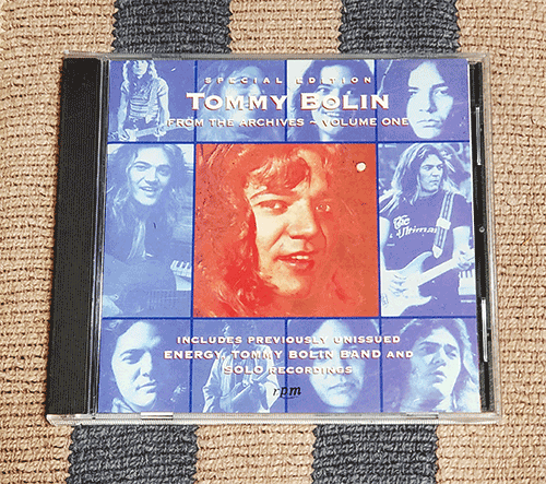 CD From The Archives Volume One トミー・ボーリン Tommy Bolin ディスク美品 割引特典あり拍卖