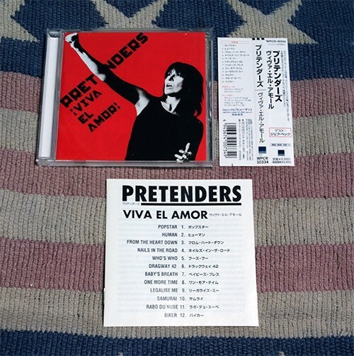 CD Viva El Amor ザ・プリテンダーズ Pretenders ジェフ・ベック参加 オビ・解説・歌詞・対訳付 正規国内盤 ディスク良好 送料込拍卖