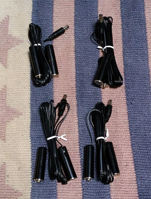 単三 単3 ダミー電池 電源供給型 ケーブル付 黒 日本製 未使用 4個セット拍卖