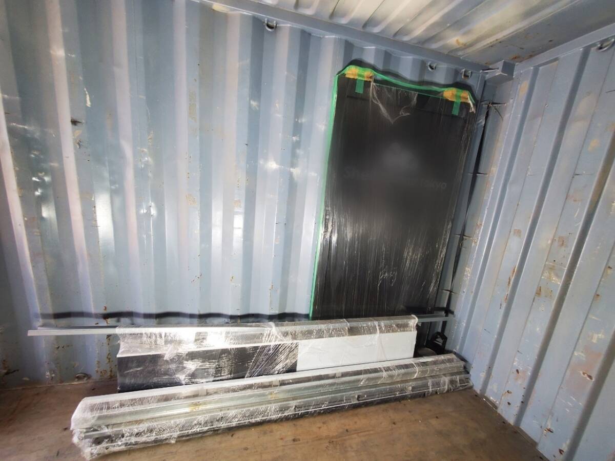 M2766-5【引取歓迎】自動ドア 大きい W1060×H2100×T50㎜ 特大 W1000 店舗 上部レール、モーター付 枠セット拍卖