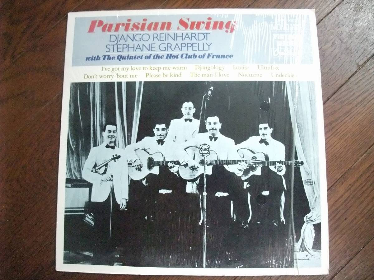 LP☆ Django Reinhardt / Stephane Grappelly With The Quintet Of The Hot Club Of France Parisian Swing ☆拍卖