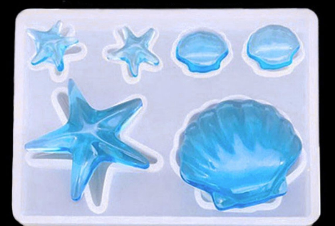 ♪貝殻 ヒトデ型★シリコンモールド □140拍卖