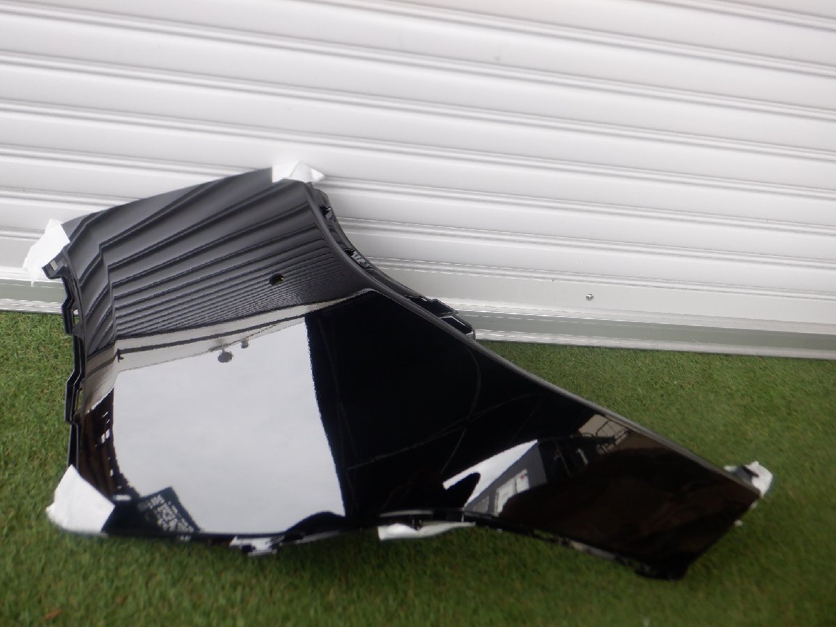 新車外し トヨタ純正 AZSH35 TZSH35 クラウン クロスオーバー リアバンパー コーナーバンパー 左側 52166-30140 ブラック〈202〉m-24-7-253拍卖