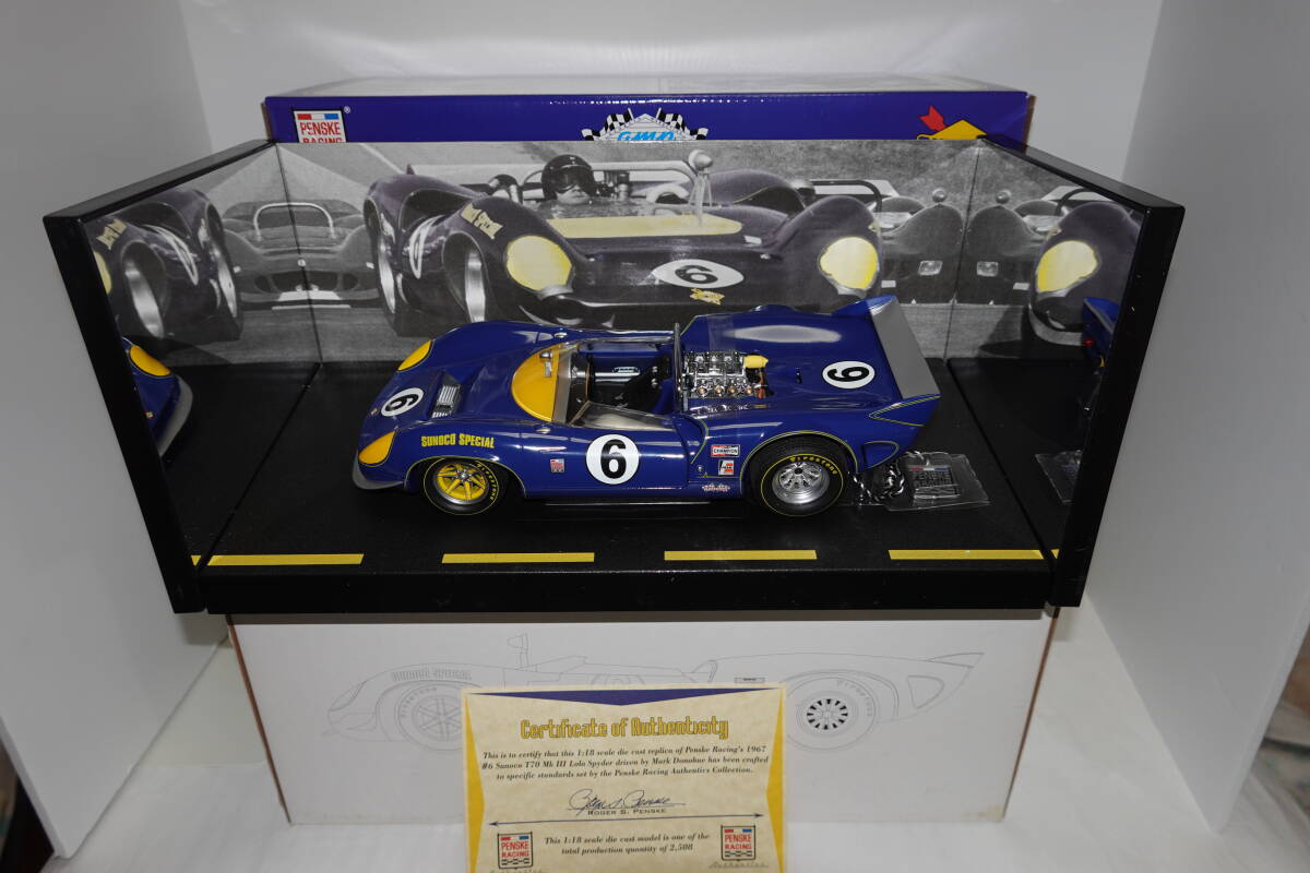 ☆即決・送料無料・レア・限定品・GMP☆1/18ローラスパイダーSunoko T70 Mk Ⅲ LOLA Spyder #6 Mark Donohue 1967☆24.07.12拍卖