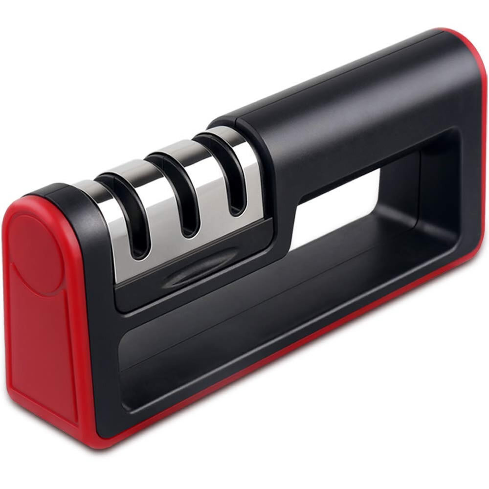 簡単 包丁研ぎ 3段階研ぎ ナイフ研ぎ シャープナー 研磨 安全 切れ味 キッチン用 粗研ぎ 細研ぎ 仕上げ研ぎ tecc-knifetogi拍卖