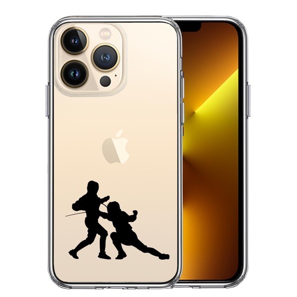 iPhone13Pro ケース クリアフェンシング スマホケース 側面ソフト 背面ハード ハイブリッド拍卖