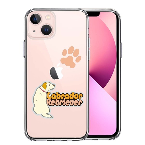 iPhone13 ケース クリアラブラドールレトリバー2 スマホケース 側面ソフト 背面ハード ハイブリッド拍卖