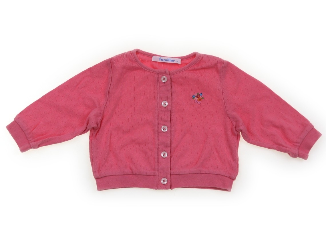 ファミリア familiar カーディガン 70サイズ 女の子 子供服 ベビー服 キッズ拍卖
