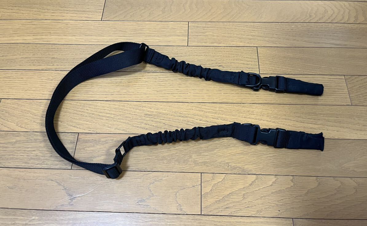 中古 2ポイントスリング バンジースリング ブラック 黒 ドラブ エアガン ミリタリー 装備 サバゲー拍卖
