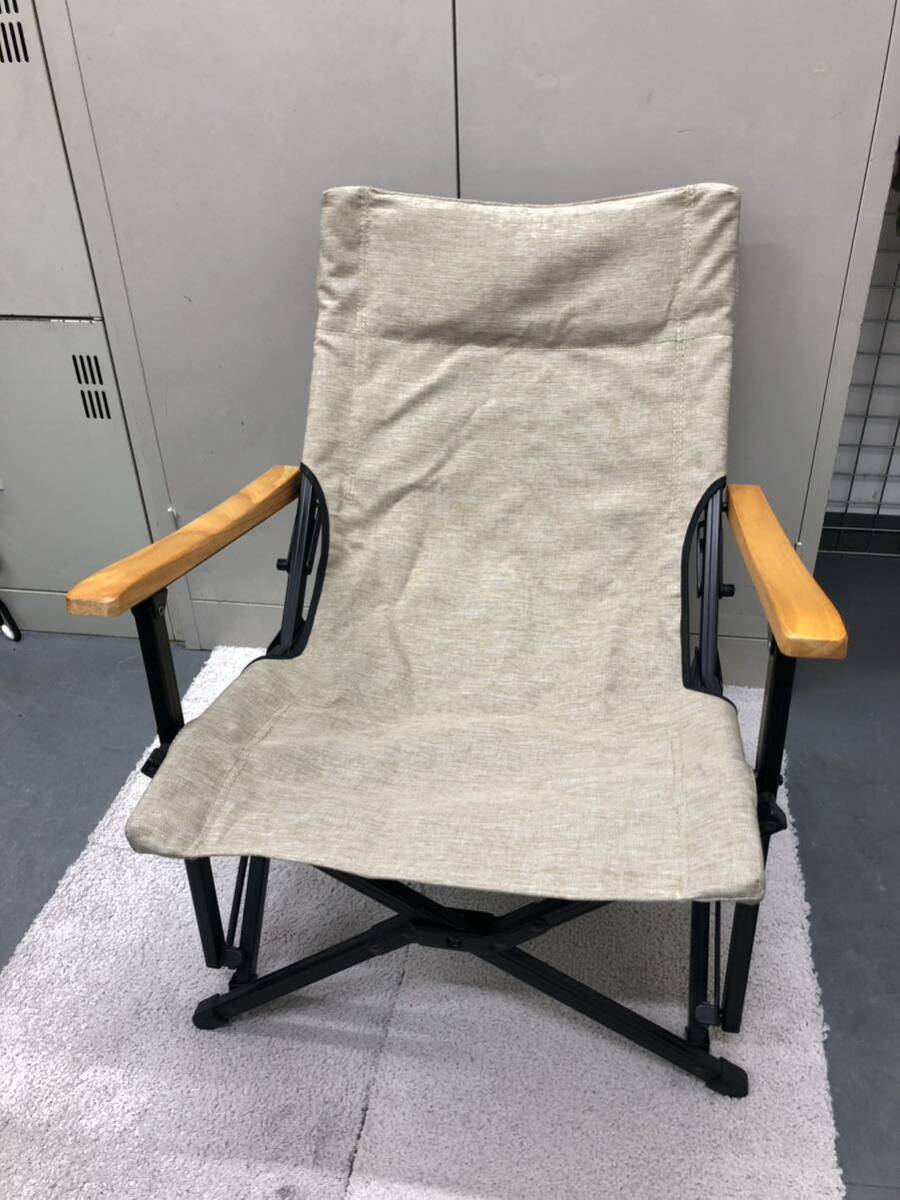 ⑲【沖縄・離島はゆうパック着払い】鎌倉天幕 チェア 椅子 アウトドア キャンプ ベージュ GL CHAIR SF KTM-CHSF拍卖