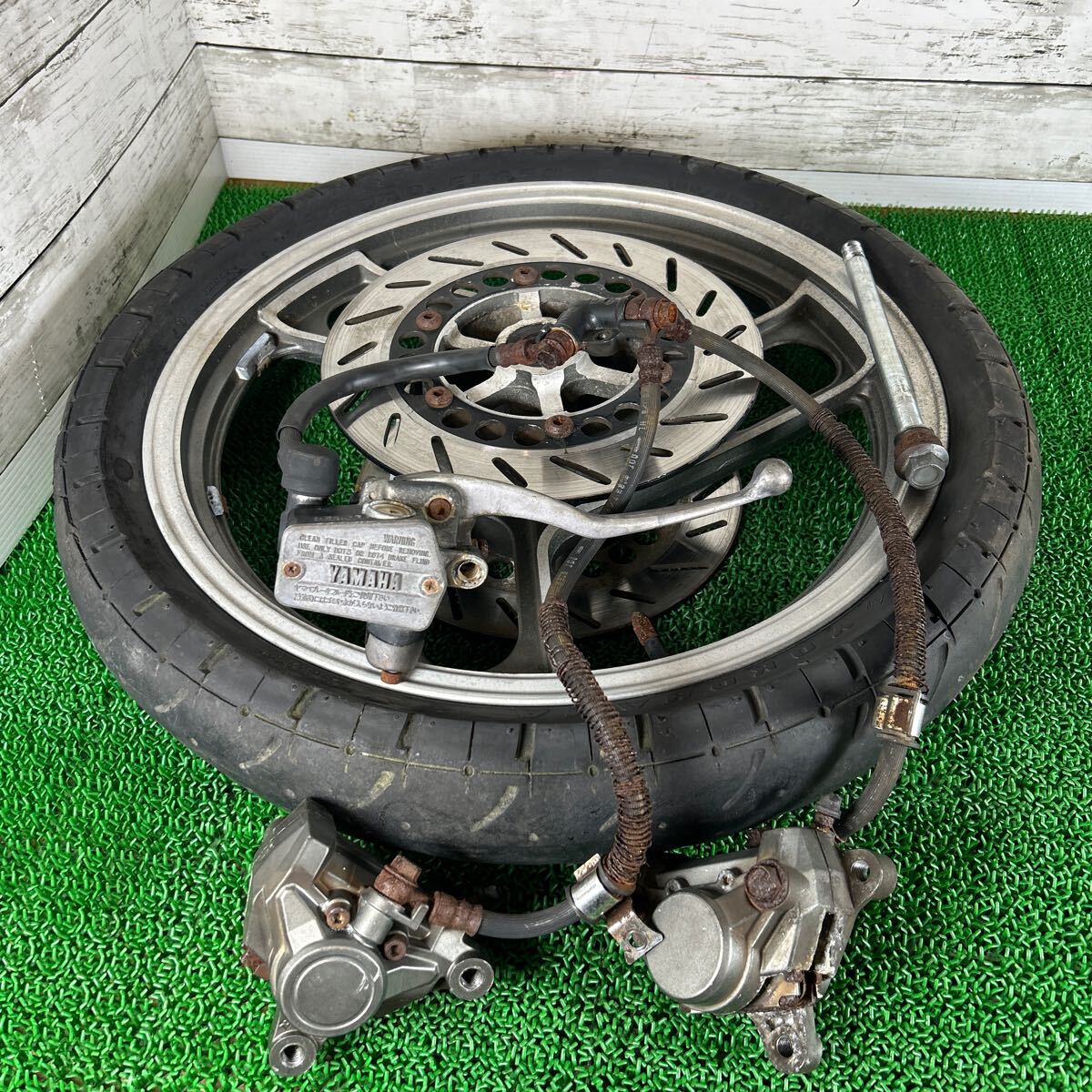 YAMAHA SRX400 YSPリミテッド フロントホイール キャリパー アクスルシャフト セットB拍卖