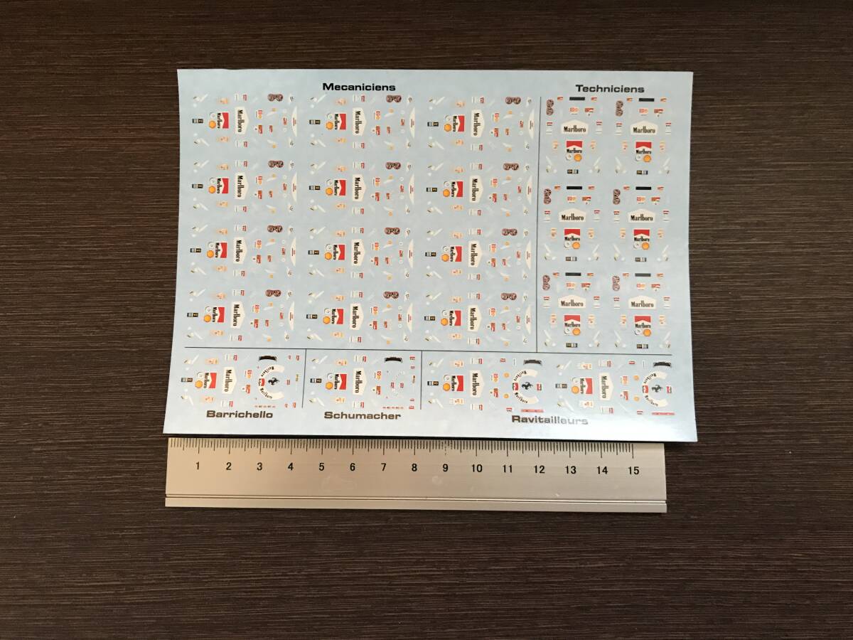 1/43デカール フェラーリ・パイロット&ピットクルー 2004拍卖