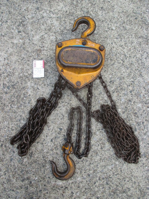 u176★キトー チェーンブロック 2ton拍卖