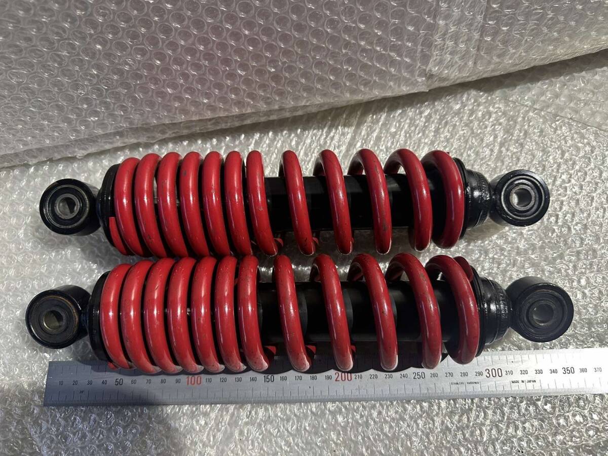 (KX49)★中古品 FORSA リアサスペンション 335mm レッド 赤 左右 セット リアサス リアショック カスタム 拍卖