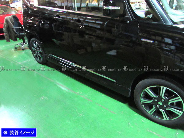 ソリオバンディット MA36S MA46S メッキ サイド ドア モール ガーニッシュ アンダー カバー ベゼル パネル SAI-MOL-6580拍卖