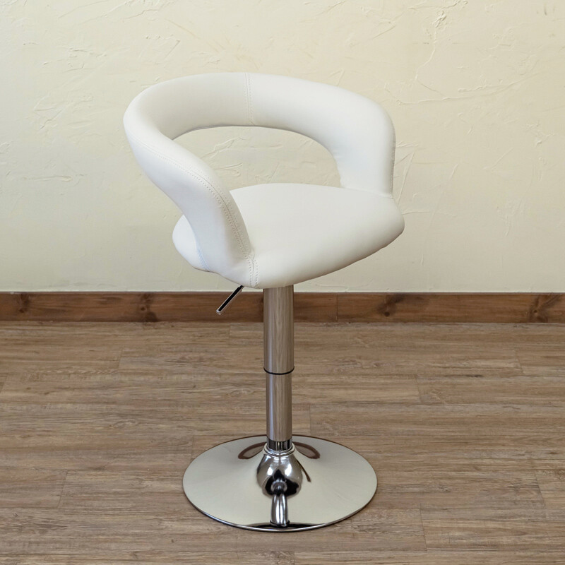 SKB DCTB ダイニングチェア ホワイト 2脚 バーチェア拍卖