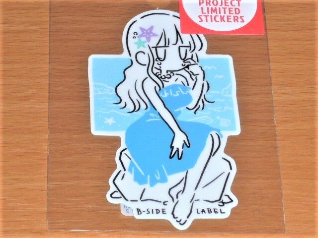 ◆シウチトモミ ステッカー◆デフォ人魚姫(足生え)◆B-SIDE LABEL◆限定◆拍卖
