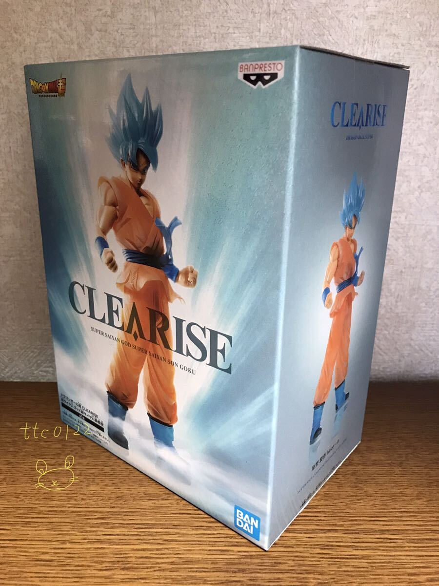 未使用 ドラゴンボール超 CLEARISE(クリアライズ)【超サイヤ人ゴッド超サイヤ人 孫悟空(スーパーサイヤ ブルー) 全1種】送料660円拍卖