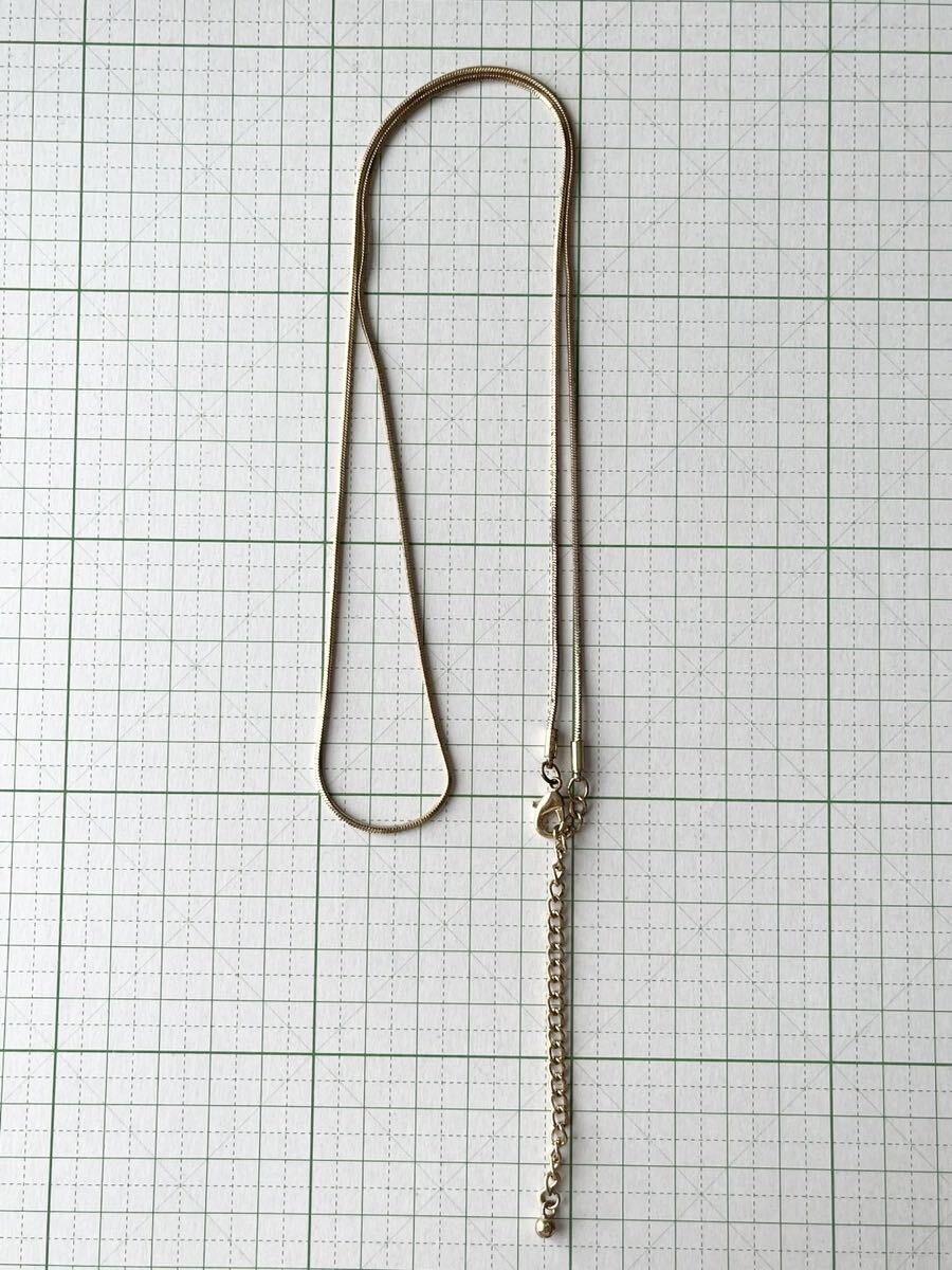 K ★レア★ 海外製 刻印なし ネックレス ◯65 送料185円〜 アンティーク ビンテージ拍卖