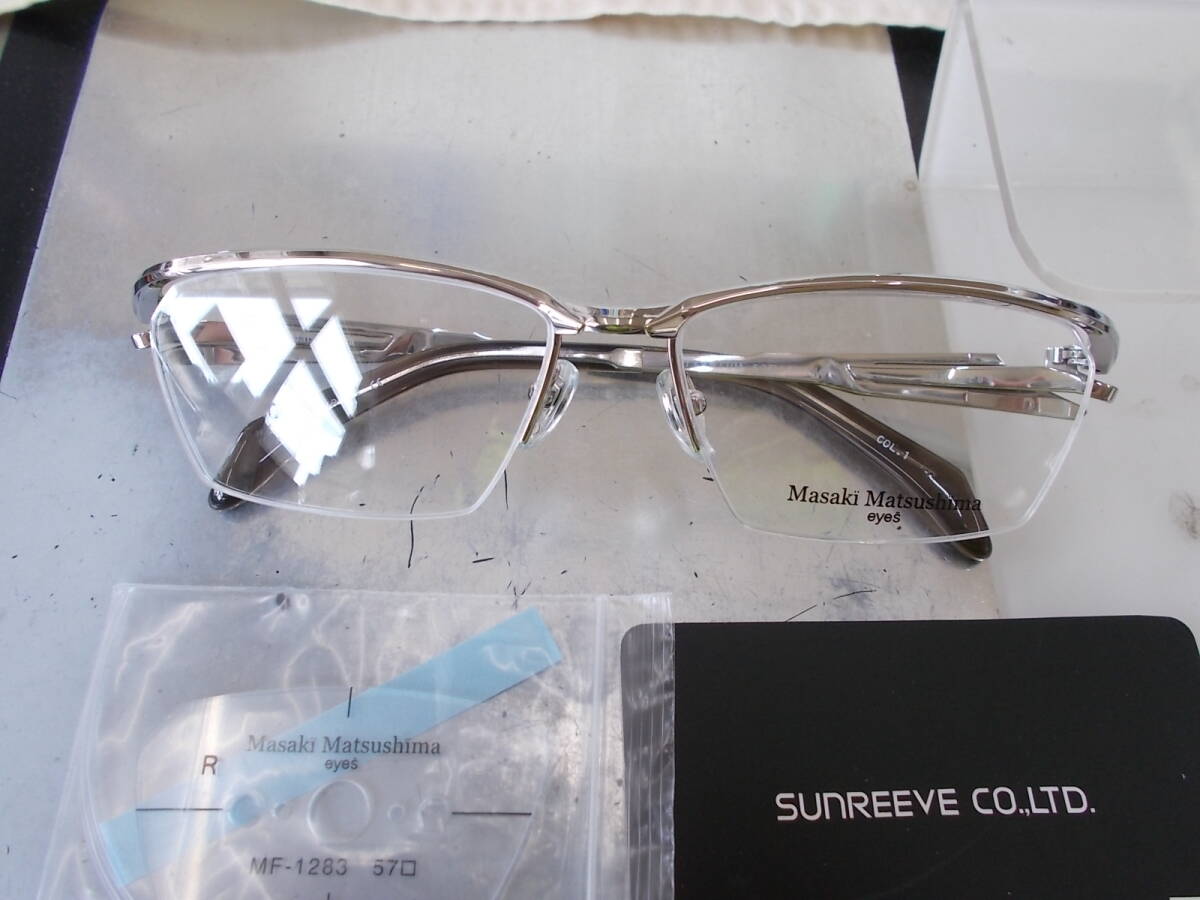 MasakiMatsushima マサキマツシマ 眼鏡フレーム MF-1283-1 お洒落 MADE IN JAPAN拍卖